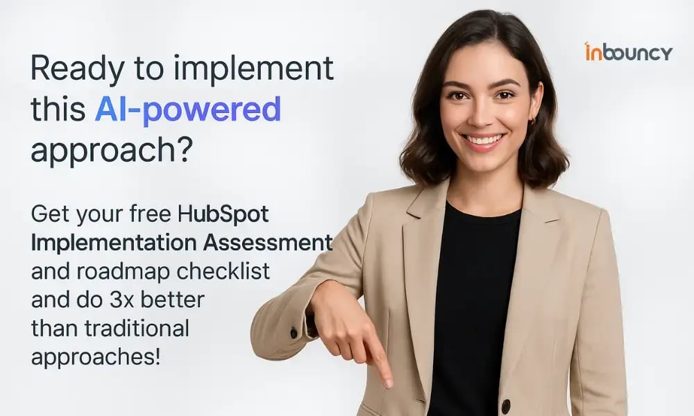 Woman Offering to download free resources